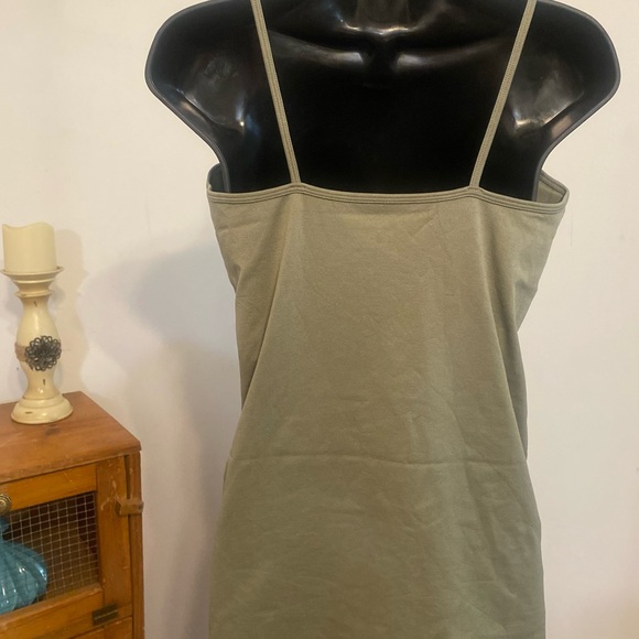 ➕ZENANA Criss-Cross Front Tank Top. Color: Sage - Picture 6 of 8